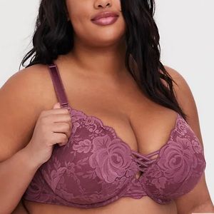 Mauve Push Up Bra